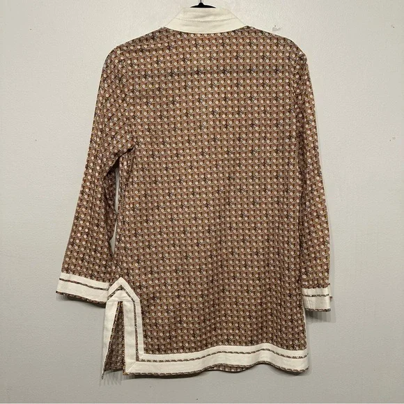 Tory Burch Tassel Tory Tunic Buttermilk Small - Picture 3 of 10